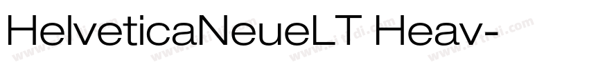 HelveticaNeueLT Heav字体转换